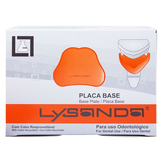 Placa base marrom fina c/ 10 unidades - Lysanda