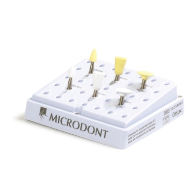 Mini Kit Polimento de Resinas c/6 - Microdont