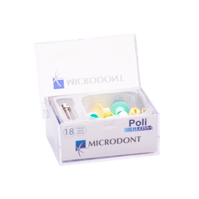 Kit acabamento e polimento Poligloss - Microdont
