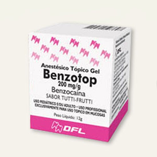 Anestésico Tópico Benzotop 20% - nova DFL