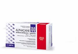 Anestésico Alphacaine 2% 1:100.000 - Nova DFL