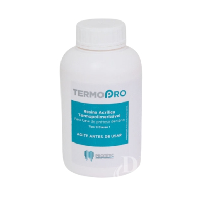Resina Acrílica Termopolimerizável Rosa Claro C/ Veia 450g - Protetic