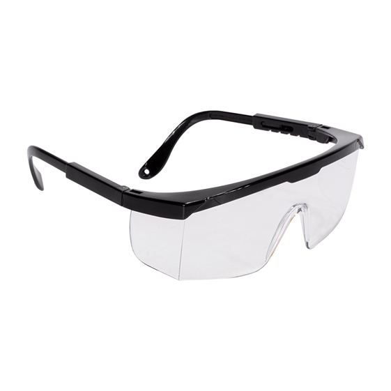 Óculos de Proteção Incolor Haste Preta - Fenix