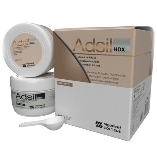 Silicone de adição Adsil Hdx Putty Soft - Coltene